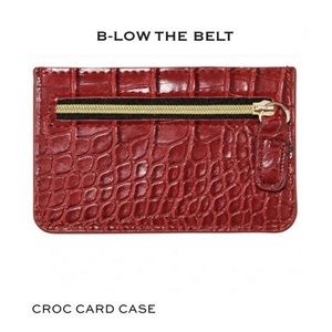 {B-LOW THE BELT} Croc Card Case